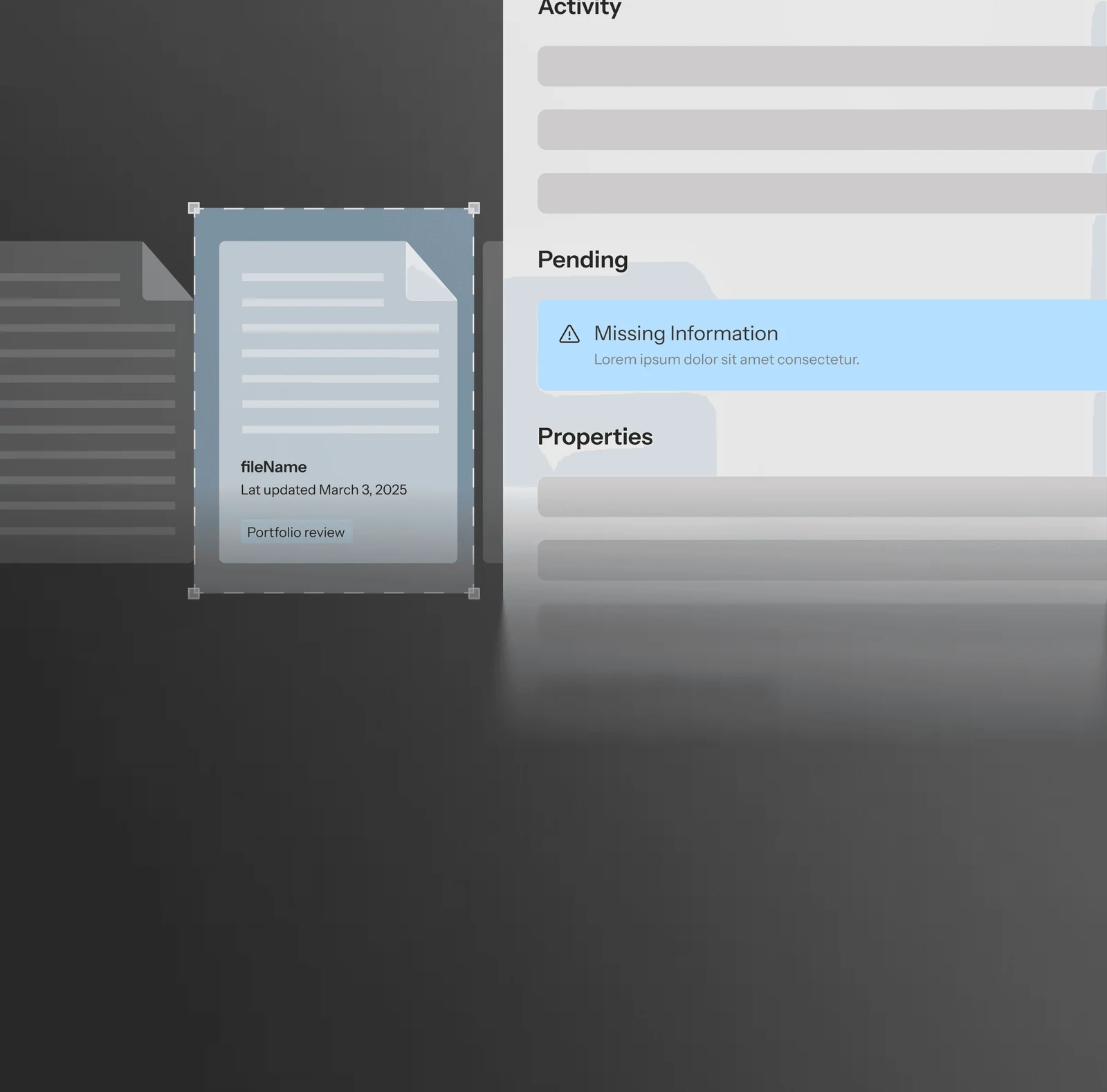Document automation interface